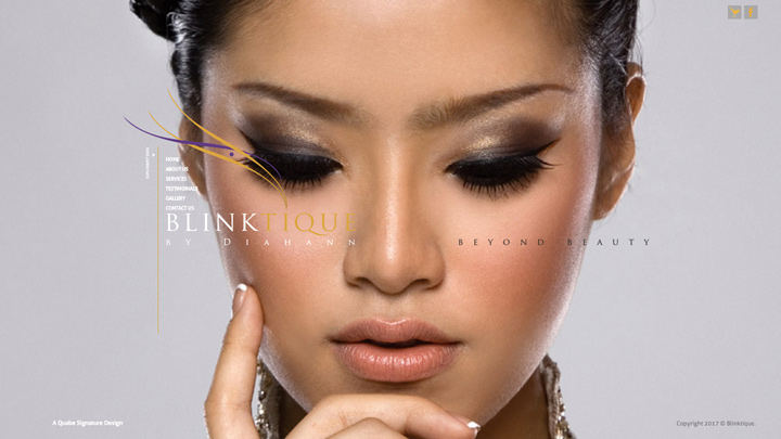 Screenshot 2 of the Blinktique Project
