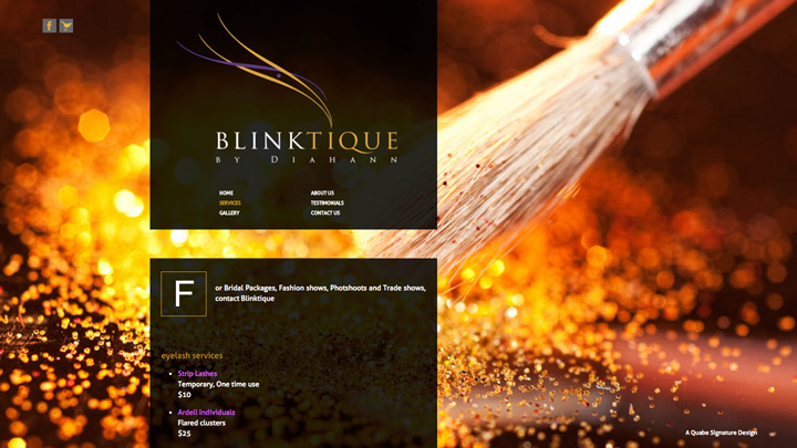 Screenshot 4 of the Blinktique Project