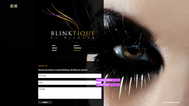 Screenshot 8 of the Blinktique Project
