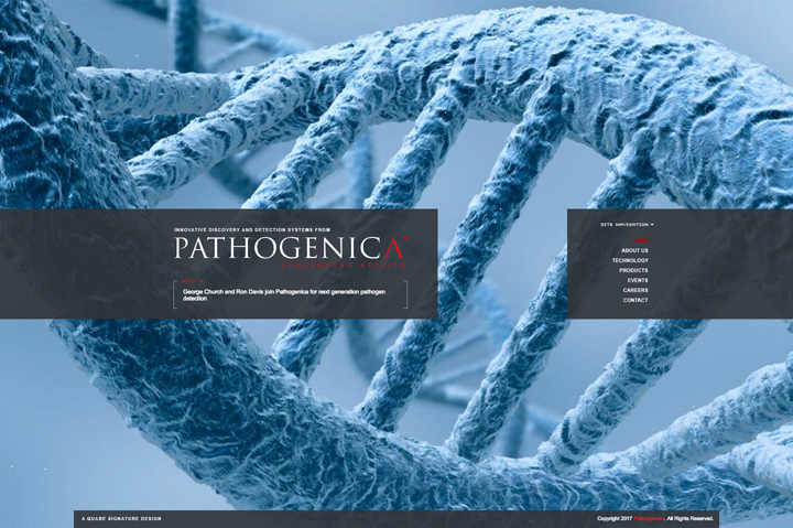 Screenshot 1 of the Pathogenica Project