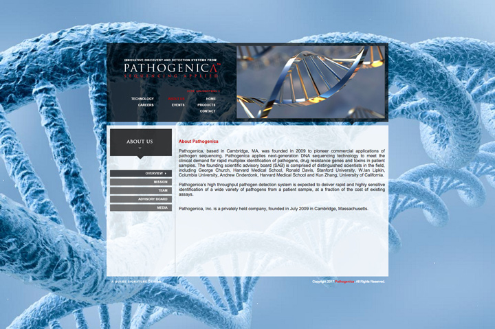 Screenshot 2 of the Pathogenica Project